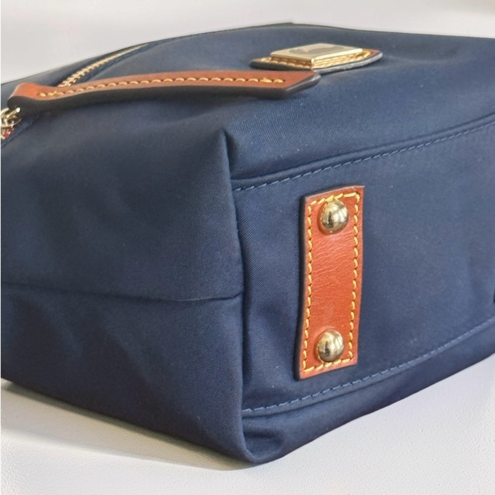 Authentic Dooney & Bourke Navy Blue Nylon Shoulder Bag Handbag! Comes with COA! - Picture 8 of 14